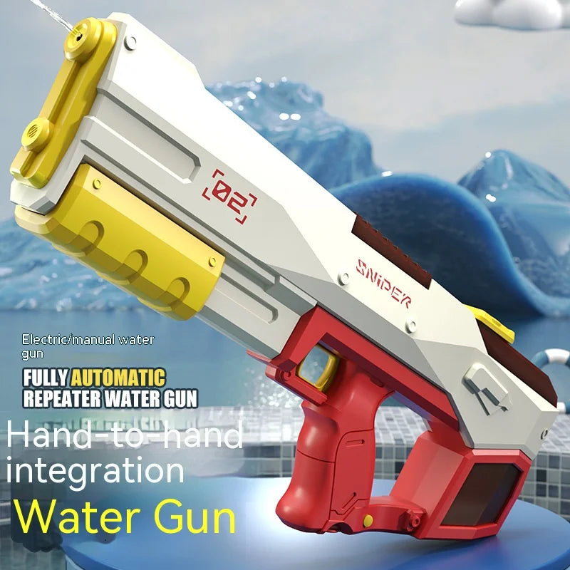 Electric Water Gun Toy with Large Capacity Hand Self Integrated 